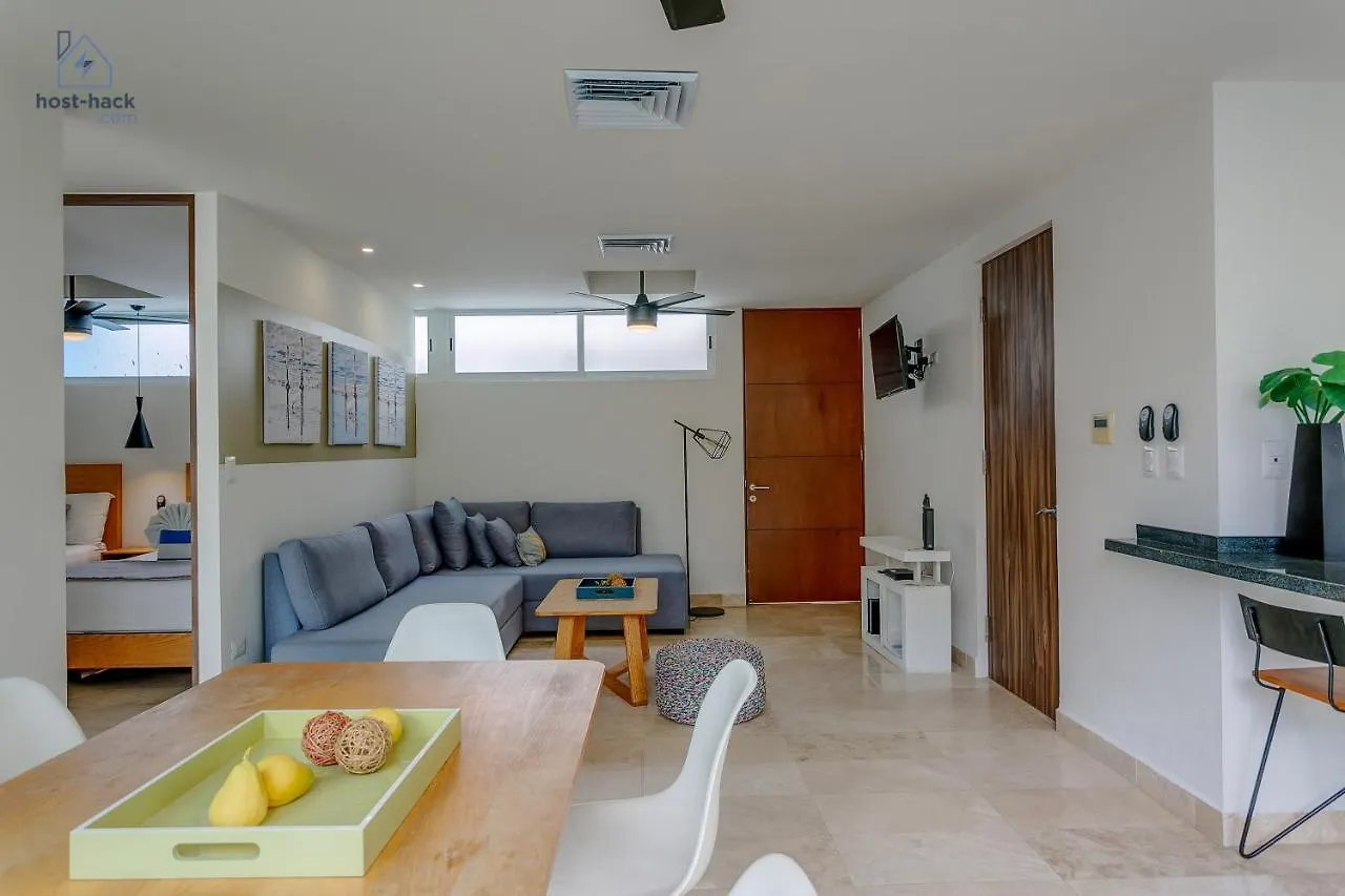 Apartmán Peaceful Rooftop With Pool Close To The 5Th Avenue - Danzamar 8 Playa del Carmen