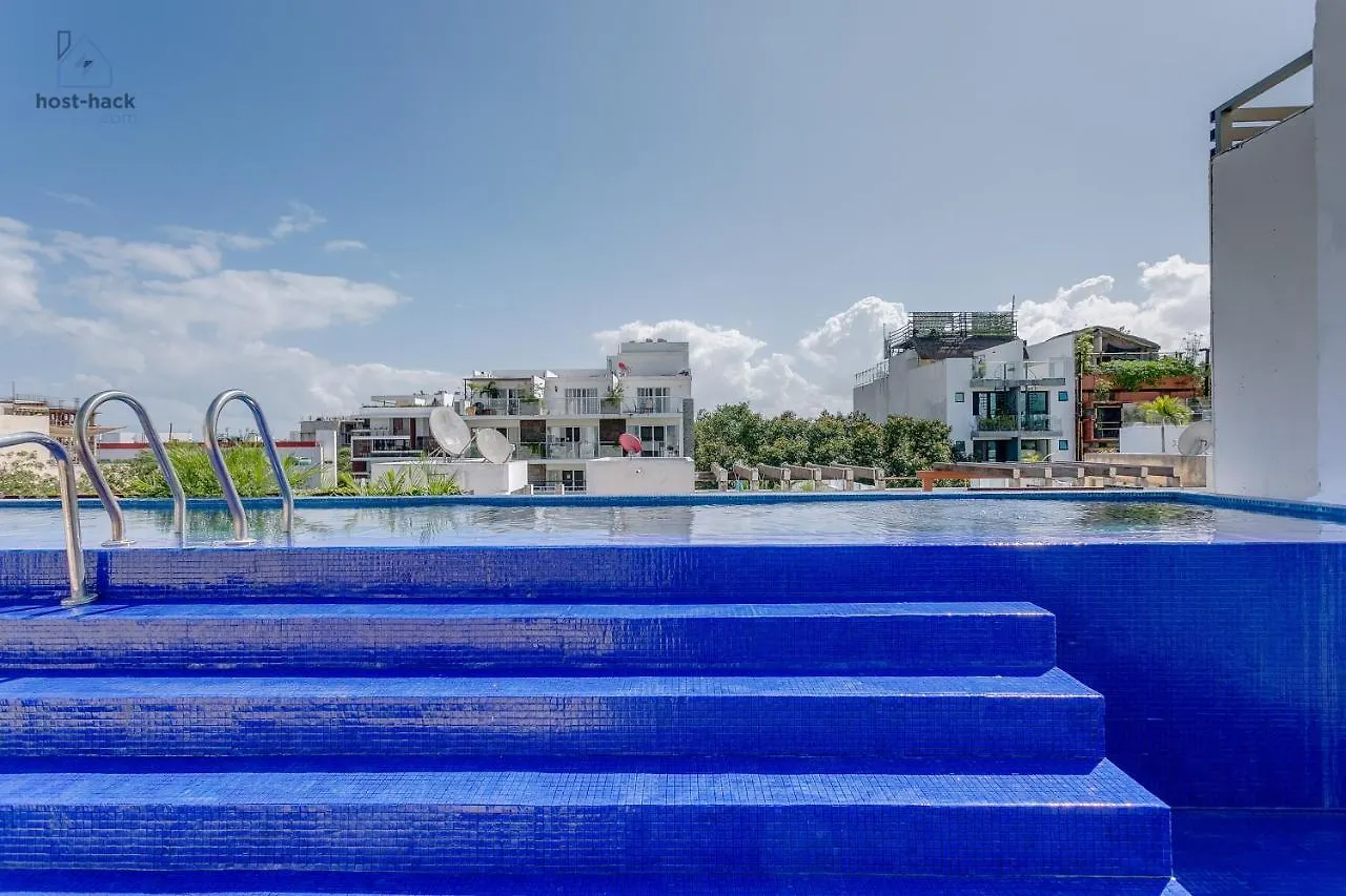 Peaceful Rooftop With Pool Close To The 5Th Avenue - Danzamar 8 Playa del Carmen Mexiko
