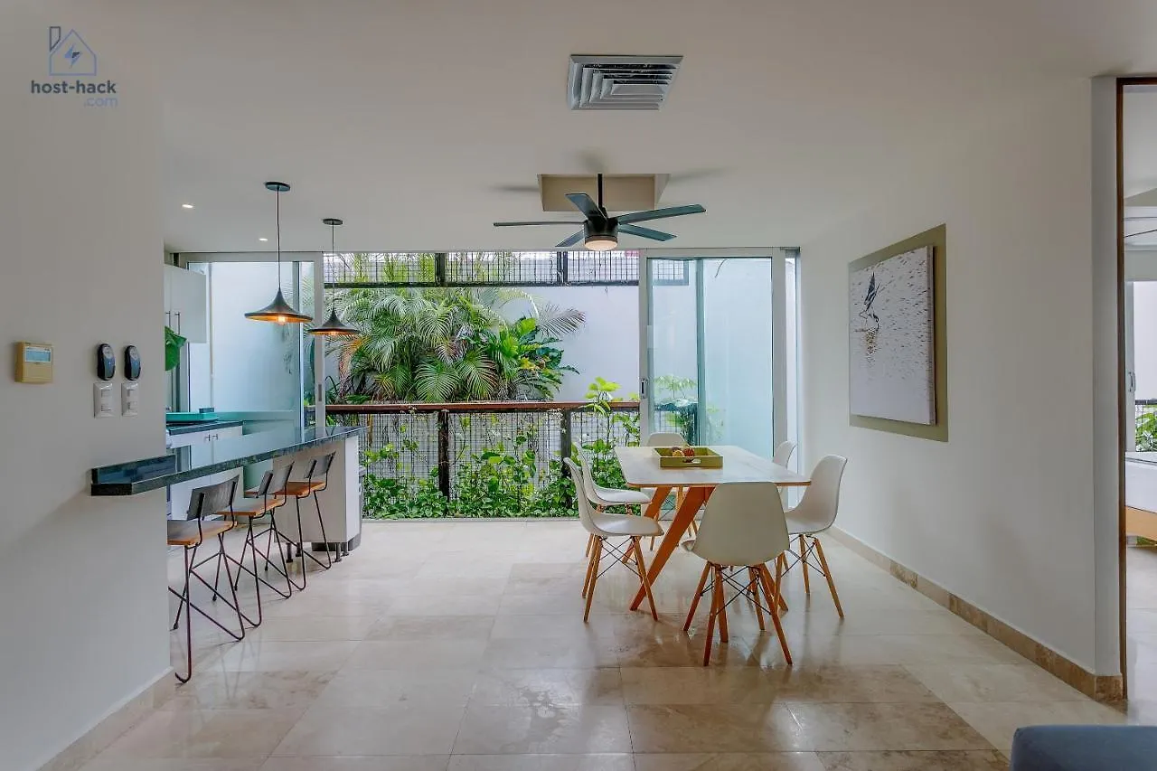 Peaceful Rooftop With Pool Close To The 5Th Avenue - Danzamar 8 Playa del Carmen Apartmán
