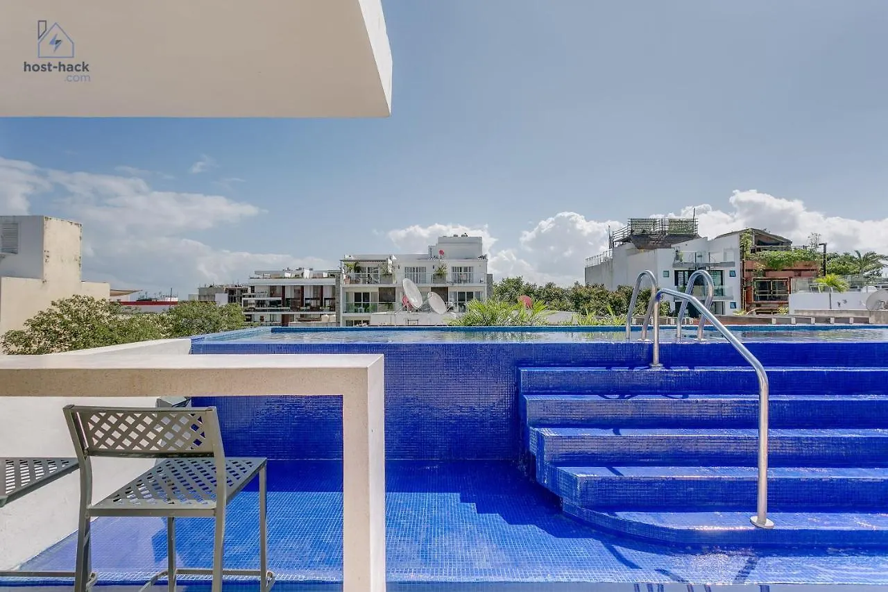 Peaceful Rooftop With Pool Close To The 5Th Avenue - Danzamar 8 Playa del Carmen 0*,  Mexico