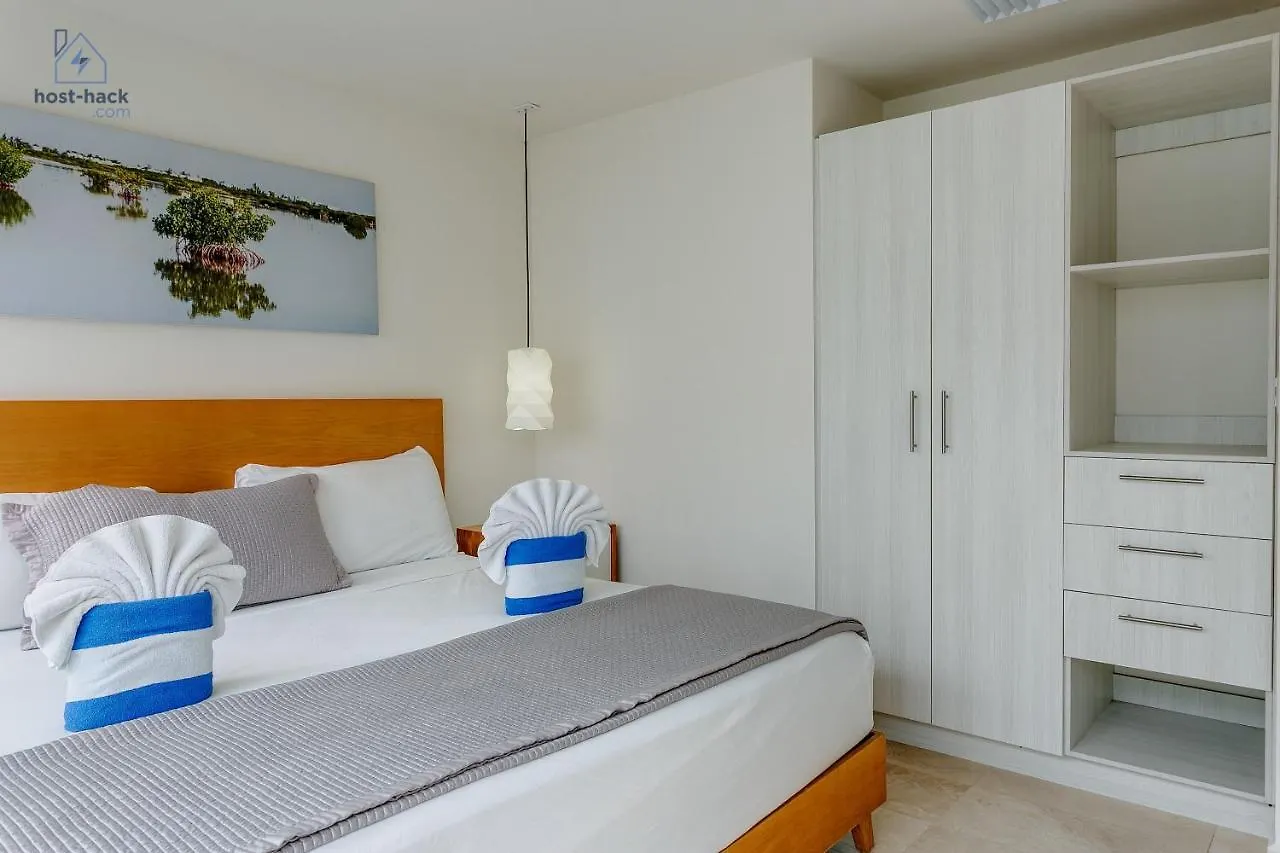 Peaceful Rooftop With Pool Close To The 5Th Avenue - Danzamar 8 Playa del Carmen Apartmán