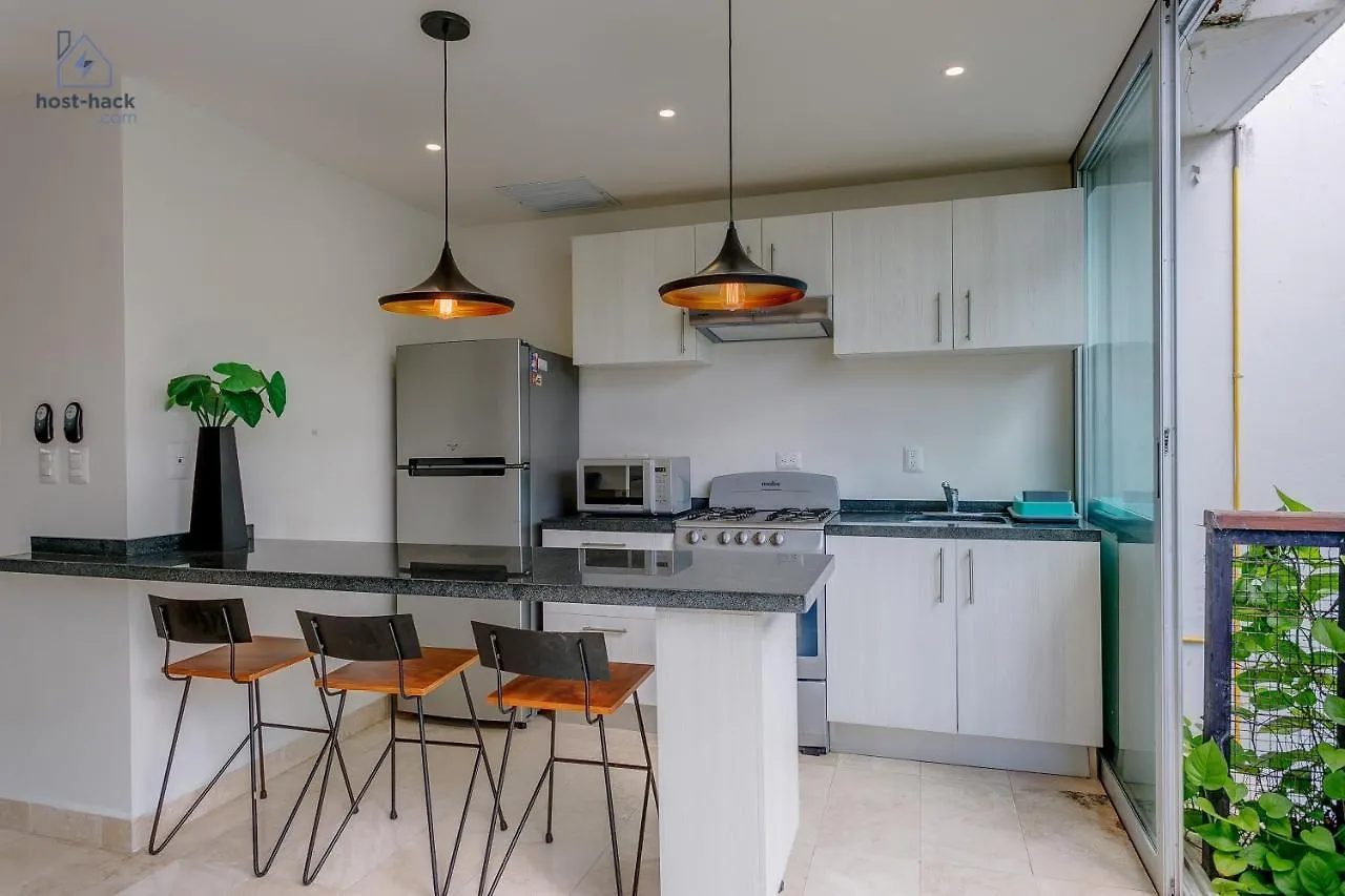 Daire Peaceful Rooftop With Pool Close To The 5Th Avenue - Danzamar 8 Playa del Carmen
